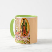 Mug Notre Madame de Guadalupe avec Juan Diego (Devant gauche)