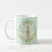 Mug Notre Madame de guirlande de dentelle d'or de (Gauche)