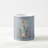 Mug Notre Madame des roses de Vierge Marie de chapelet (Centre)