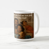 Mug Notre père est le meilleur. Aucun regret (Devant droit)