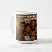 Mug Notre père est le meilleur. Aucun regret (Devant gauche)
