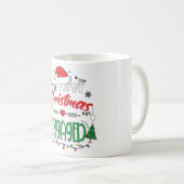 Mug Notre premier couple de jumelage engagé pour Noël (Devant droit)