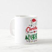 Mug Notre premier couple de jumelage engagé pour Noël (Devant gauche)