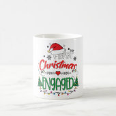 Mug Notre premier couple de jumelage engagé pour Noël (Centre)