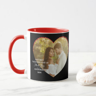 Mug Notre premier jour de la Saint-Valentin en tant qu