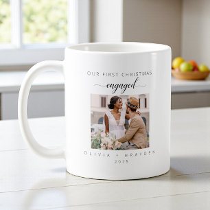 Mug Notre Premier Noël Comme Photo De Fiançailles Mini