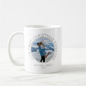 Mug Notre premier Noël de fiançailles Simple Moderne 2 (Gauche)