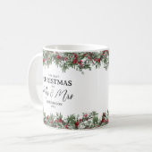 Mug Notre Premier Noël En Tant Que M. & Mme Keepsaké (Devant gauche)
