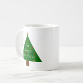 Mug Notre premier Noël Nouvellement Mariés Mariage Réc (Devant gauche)