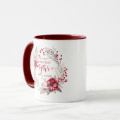 Mug Notre première couronne de Noël (Devant gauche)