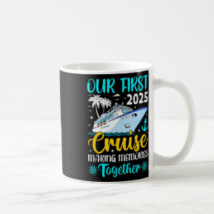 Mug Notre première croisière 2025 ensemble voyage en f