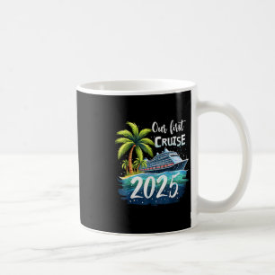 Mug Notre première croisière 2025 ensemble voyage en f
