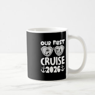 Mug Notre première croisière 2026 Croisière familiale