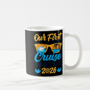Mug Notre première croisière 2026 ensemble joli couple