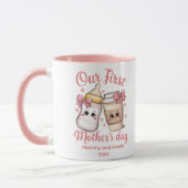 Mug Notre première fête des mères (Gauche)