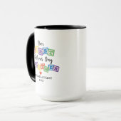 MUG NOTRE PREMIÈRE FÊTE DES PÈRES ENSEMBLE (Devant gauche)