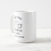 Mug Notre première fête des pères ensemble nouveau pap (Devant gauche)