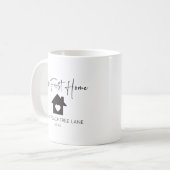 Mug Notre première maison Maison chauffante Nouvelle m (Devant gauche)