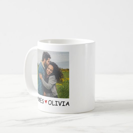 Mug Notre première Saint Valentin ensemble 2023 (Devant gauche)