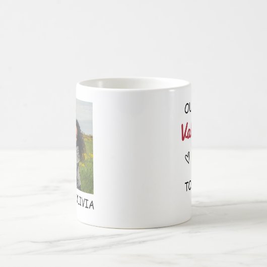 Mug Notre première Saint Valentin ensemble 2023 (Centre)