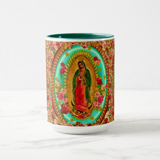 Mug Notre Vierge Marie mexicain saint de Madame (Centre)