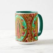 Mug Notre Vierge Marie mexicain saint de Madame (Devant droit)