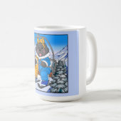 Mug Notta Bear Mt. Hood Meadows Newfoundland Ski Lift (Devant droit)