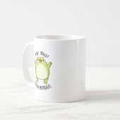 Mug N'oublie pas d'aimer toi-même un jeu de grenouille (Devant gauche)