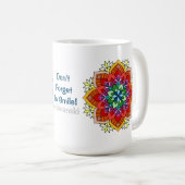 Mug N'oublie pas de sourire (Devant droit)