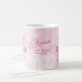 Mug N'oubliez jamais l'appréciation du Merci rose (Centre)