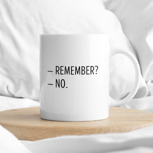 Mug N'oubliez pas de minimiser la typographie sarcasti