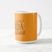 Mug N'oubliez pas de vous abonner (Devant droit)