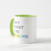 Mug N'oubliez pas d'être impressionnant (Devant gauche)