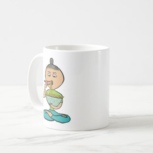 Mug nouilles et baguettes (Devant gauche)