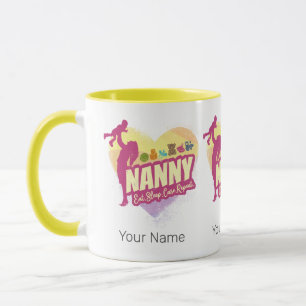 Mug Nounou Bonne D'Enfants Vintage Gardienne D'Enfants