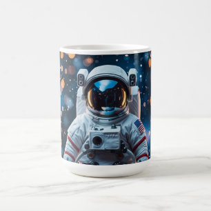 Mug Nounours astronaute en porcelaine