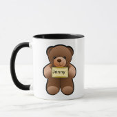Mug Nounours avec nom (Gauche)