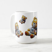Mug Nounours de l'espace flottant (Devant gauche)