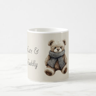 Mug Nounours Mignon Et Câlin Écharpe Bleue