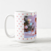 Mug Nounours Ours en forme de coeur (Gauche)