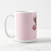 Mug Nounours Teddy avec Bouquet de coeurs (Gauche)