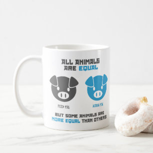 Mug Nourrir le cochon, gland