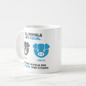 Mug Nourrir le cochon, gland (Devant gauche)