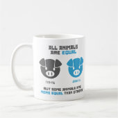 Mug Nourrir le cochon, gland (Gauche)