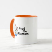 Mug Nourris-Moi De Ramen - Joli Chat (Devant gauche)