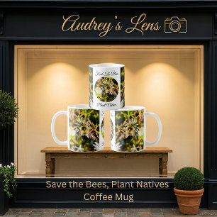 Mug Nourrissez les abeilles, plantez des plantes indig