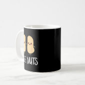 Mug Nourriture d'arachide drôle kawaii mignon mème bla (Devant gauche)
