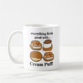 Mug Nourriture de dessert de chou à la crème (Gauche)