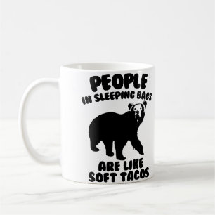 Mug Nourriture d'ours d'humour de camping