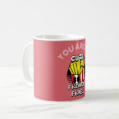 Mug Nourriture, mignonnes frites, Fry Day personnalise (Devant gauche)